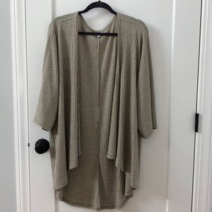 Lularoe large ribbed tan Lindsay